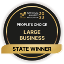 Peoples Choice Award Large Business 2023